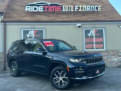 Blue 2023 JEEP GRAND CHEROKEE LIMITED - 4X4 for sale in Merrillville, IN