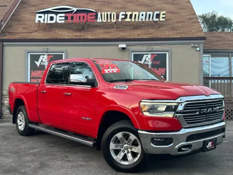 Red 2021 RAM 1500 LARAMIE for sale in Merrillville, IN