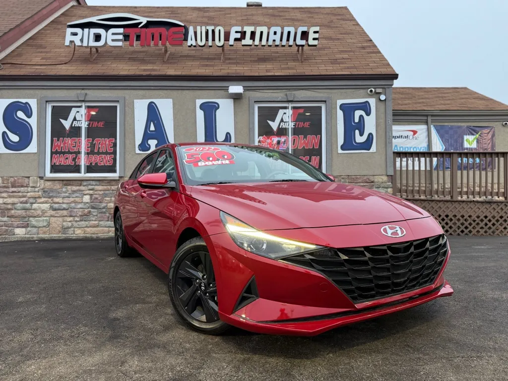 2022 HYUNDAI ELANTRA HYBRID BLUE for sale in Merrillville, IN