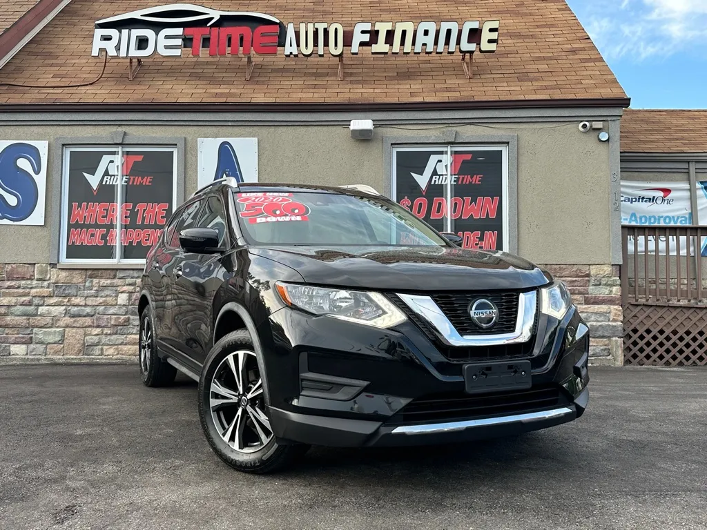 Black 2020 NISSAN ROGUE SV-AWD for sale in Merrillville, IN