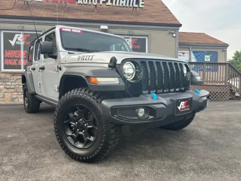 Another view of 2023 JEEP WRANGLER WILLYS 4XE for sale in Merrillville, IN at Ride Time Auto Finance Merrillville