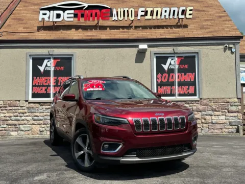 Red 2020 JEEP CHEROKEE LIMITED for sale in Merrillville, IN