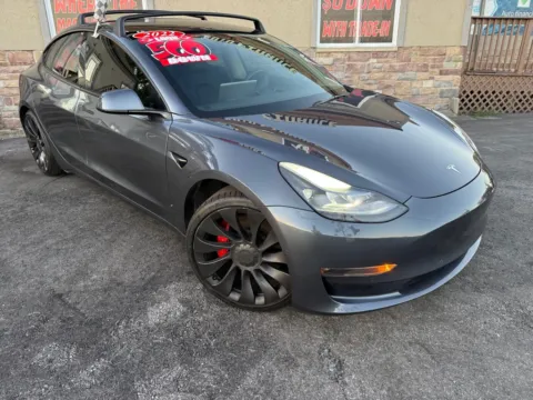 Another view of 2022 TESLA MODEL 3-PERFORM PERFORMANCE-AWD for sale in Merrillville, IN at Ride Time Auto Finance Merrillville