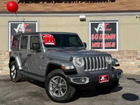 Photos of 2020 JEEP WRANGLER UNLIMI SAHARA for sale in Merrillville, IN at Ride Time Auto Finance Merrillville