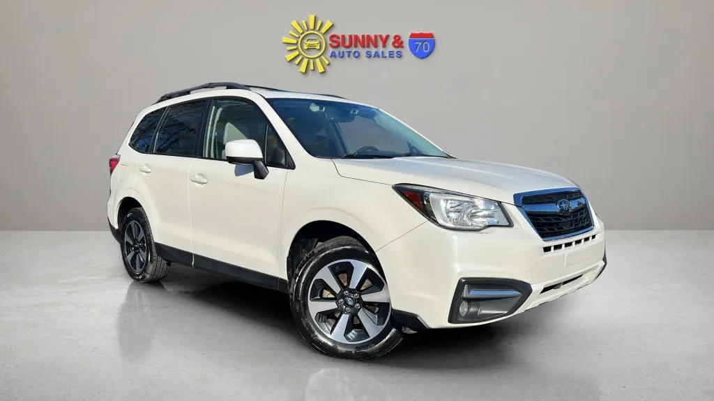 White 2018 Subaru Forester 2.5i Premium Sport Utility 4D for sale in Candler, NC