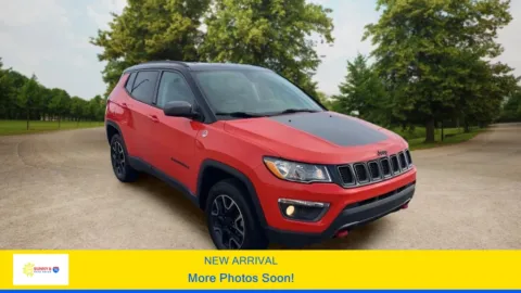 Orange 2019 Jeep Compass Trailhawk Sport Utility 4D for sale in Candler, NC