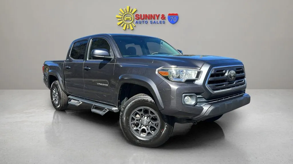 Gray 2018 Toyota Tacoma Double Cab SR5 Pickup 4D 5 ft for sale in Candler, NC