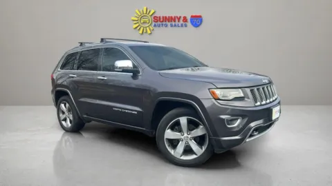 Gray 2014 Jeep Grand Cherokee Overland Sport Utility 4D for sale in Candler, NC