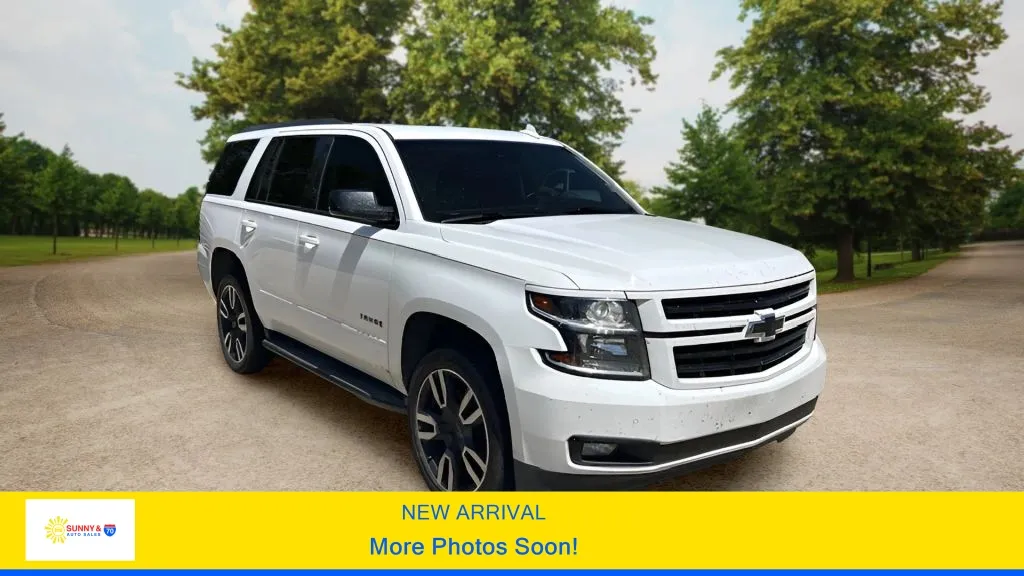 White 2019 Chevrolet Tahoe Premier Sport Utility 4D for sale in Candler, NC