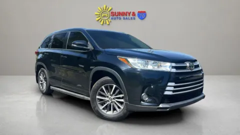 Black 2018 Toyota Highlander XLE Sport Utility 4D for sale in Candler, NC