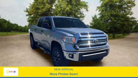 Silver 2017 Toyota Tundra CrewMax SR5 Pickup 4D 5 1/2 ft for sale in Candler, NC