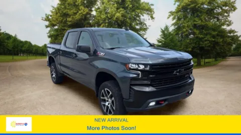 Blue 2019 Chevrolet Silverado 1500 Crew Cab LT Trail Boss Pickup 4D 5 3/4 ft for sale in Candler, NC