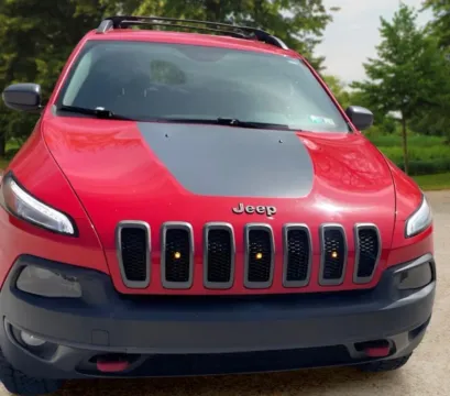 Another view of 2017 Jeep Cherokee TrailHawk Sport Utility 4D for sale in Candler, NC at Sunny and 70 Auto Sales