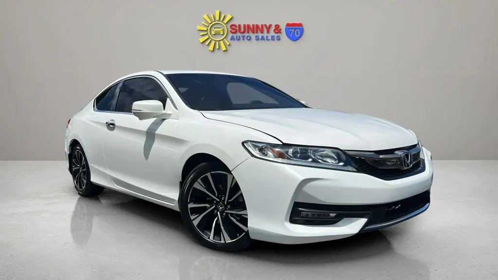 White 2017 Honda Accord EX-L w/Navigation & Honda Sensing Coupe 2D for sale in Candler, NC