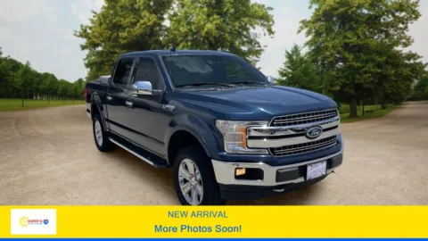 Blue 2018 Ford F-150 SuperCrew Cab Lariat Pickup 4D 5 1/2 ft for sale in Candler, NC