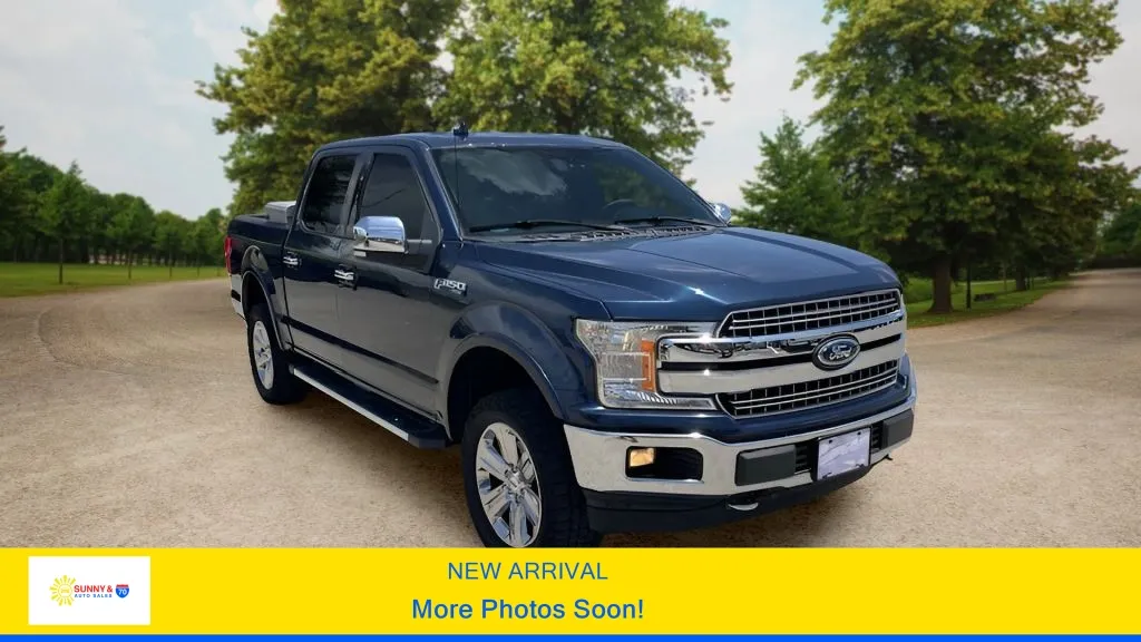 Blue 2018 Ford F-150 SuperCrew Cab Lariat Pickup 4D 5 1/2 ft for sale in Candler, NC