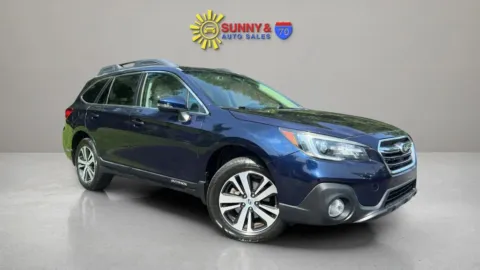 Blue 2018 Subaru Outback 3.6R Limited Wagon 4D for sale in Candler, NC