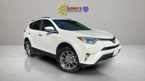 White 2017 Toyota RAV4 Limited Sport Utility 4D for sale in Candler, NC
