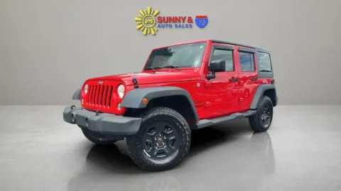 Another view of 2015 Jeep Wrangler Unlimited Sport SUV 4D for sale in Candler, NC at Sunny and 70 Auto Sales