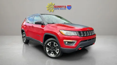 Red 2018 Jeep Compass Trailhawk Sport Utility 4D for sale in Candler, NC