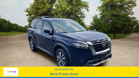 Blue 2023 Nissan Pathfinder SL Sport Utility 4D for sale in Candler, NC