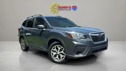 Gray 2020 Subaru Forester Premium Sport Utility 4D for sale in Candler, NC