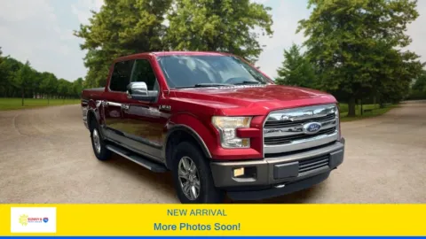 Red 2016 Ford F-150 SuperCrew Cab Lariat Pickup 4D 5 1/2 ft for sale in Candler, NC