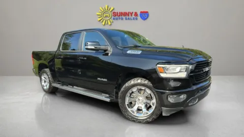 Black 2019 Ram 1500 Crew Cab Big Horn Pickup 4D 5 1/2 ft for sale in Candler, NC