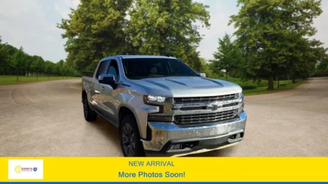 Silver 2021 Chevrolet Silverado 1500 Crew Cab LT Pickup 4D 5 3/4 ft for sale in Candler, NC