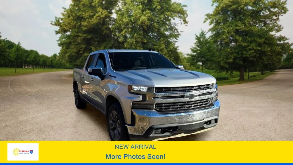 Silver 2021 Chevrolet Silverado 1500 Crew Cab LT Pickup 4D 5 3/4 ft for sale in Candler, NC