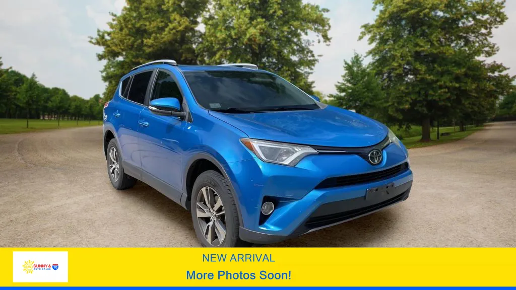 Blue 2018 Toyota RAV4 XLE Sport Utility 4D for sale in Candler, NC
