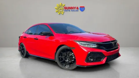 Red 2019 Honda Civic Sport Touring Hatchback 4D for sale in Candler, NC
