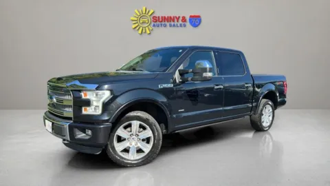 Another view of 2015 Ford F-150 SuperCrew Cab Platinum Pickup 4D 5 1/2 ft for sale in Candler, NC at Sunny and 70 Auto Sales