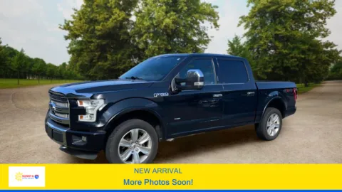 Black 2015 Ford F-150 SuperCrew Cab Platinum Pickup 4D 5 1/2 ft for sale in Candler, NC