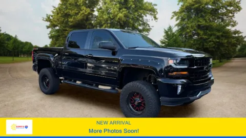 Black 2018 Chevrolet Silverado 1500 Crew Cab Z71 LT Pickup 4D 5 3/4 ft for sale in Candler, NC
