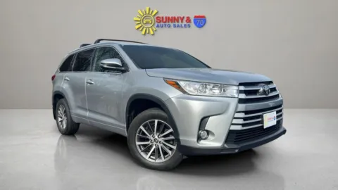 Silver 2018 Toyota Highlander XLE Sport Utility 4D for sale in Candler, NC