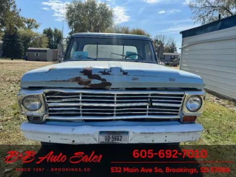 Another view of 1969 Ford F-100 for sale in Brookings, SD at B & B Auto Sales