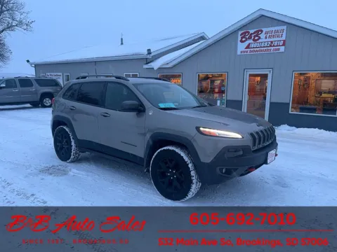 Brown 2017 Jeep Cherokee Trailhawk L Plus for sale in Brookings, SD