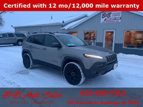 Brown 2017 Jeep Cherokee Trailhawk L Plus for sale in Brookings, SD