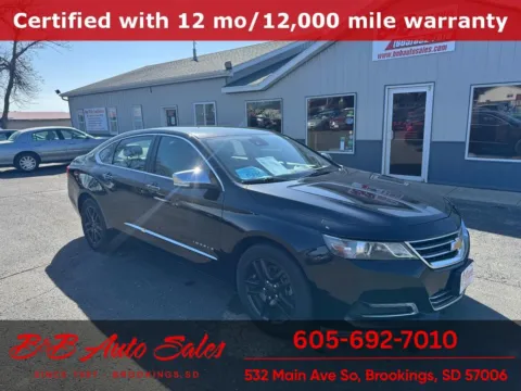 Black 2015 Chevrolet Impala LTZ for sale in Brookings, SD