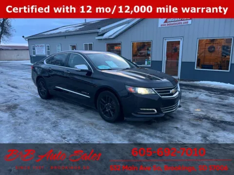 Black 2015 Chevrolet Impala LTZ for sale in Brookings, SD