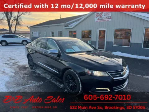 Black 2015 Chevrolet Impala LTZ for sale in Brookings, SD