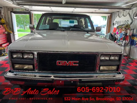 Another view of 1990 GMC Jimmy SLE for sale in Brookings, SD at B & B Auto Sales