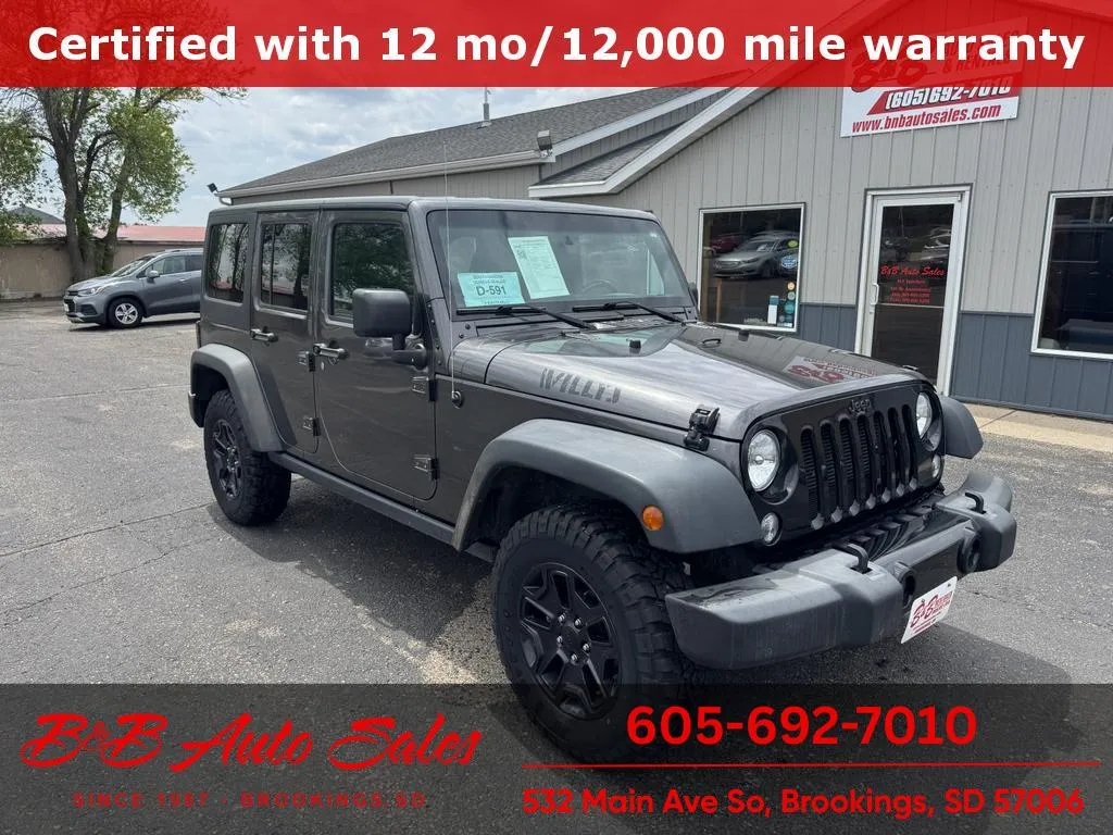 2018 Jeep Wrangler JK Willys Wheeler for sale in Brookings, SD
