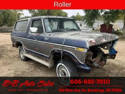 Black 1978 Ford Bronco for sale in Brookings, SD