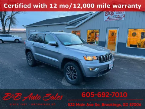 Silver 2017 Jeep Grand Cherokee Limited for sale in Brookings, SD