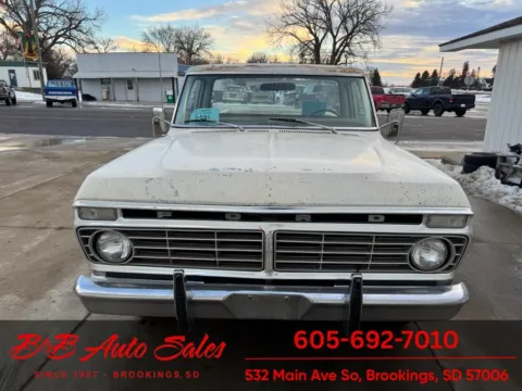 Another view of 1973 Ford F-100 Ranger XLT for sale in Brookings, SD at B & B Auto Sales
