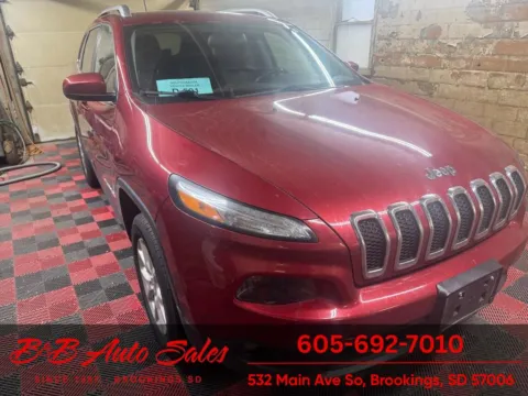 Red 2017 Jeep Cherokee Latitude for sale in Brookings, SD