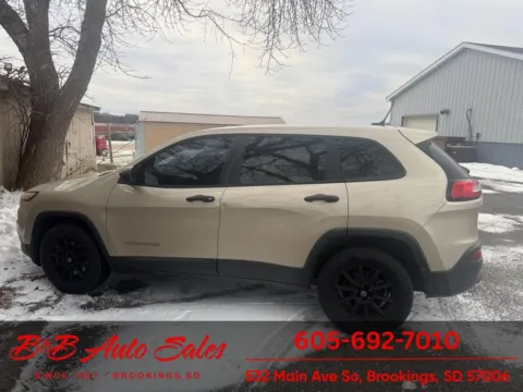 Beige 2014 Jeep Cherokee Sport for sale in Brookings, SD