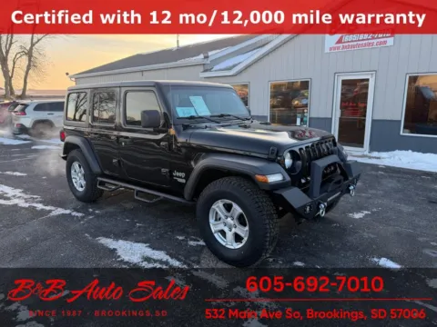 Black 2020 Jeep Wrangler Sport S for sale in Brookings, SD